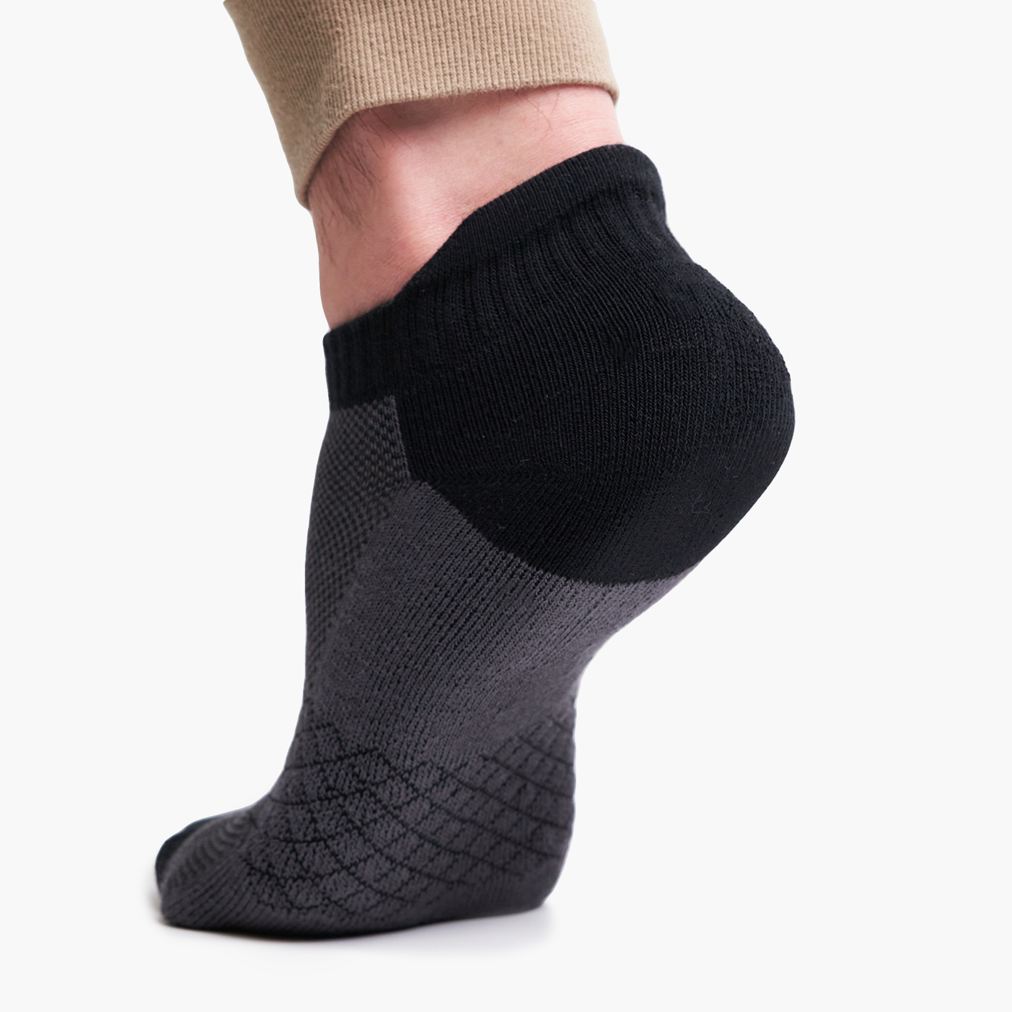 Kizik Ankle Socks - Charcoal - Image 2